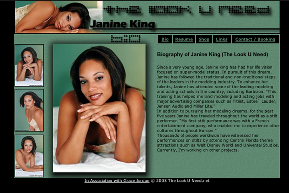 The Look u Need: Janine King