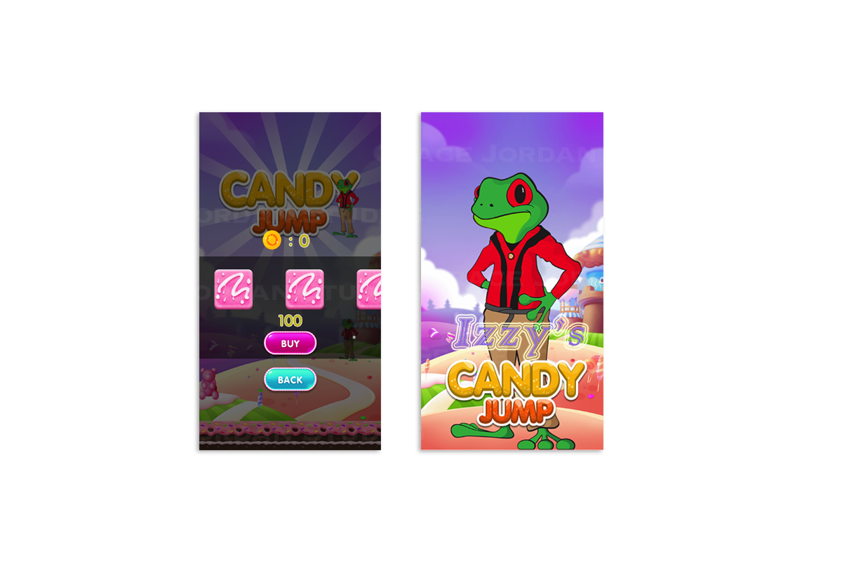 Izzy the Frog's Izzy Candy Jump